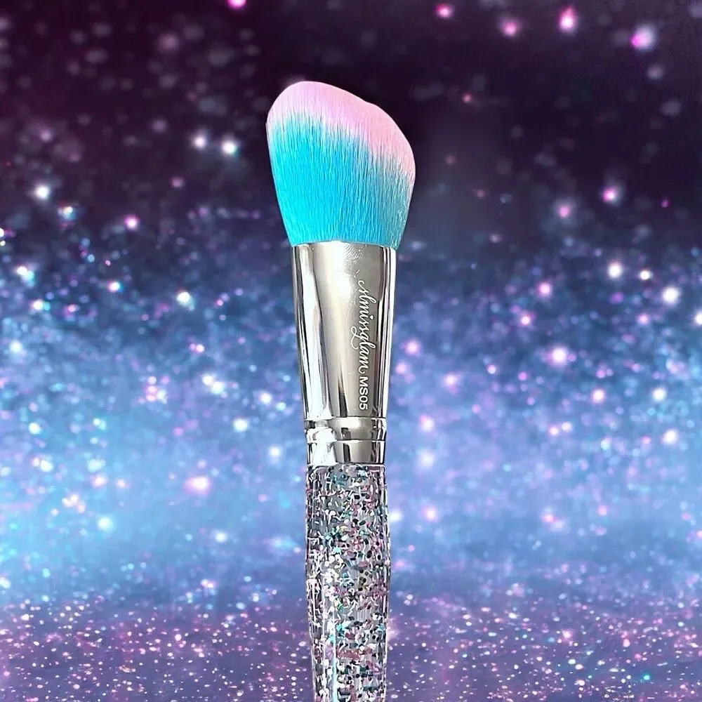 Slmissglam Glitter Face Trio 3pc Makeup Brush Set Brand New In Package MSRP $45